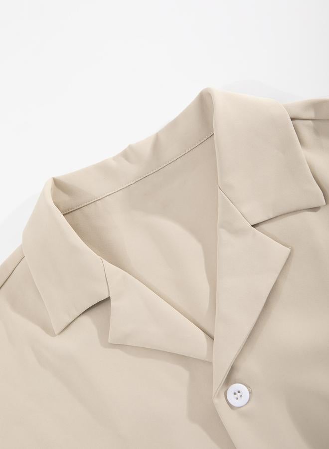 Take Two Men Short Sleeve Shirt and Pocket Detail Pants Co-Ords - Image 3